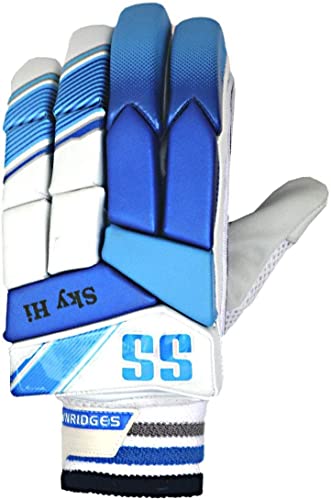 Cricket Batting Gloves Mens Right & Left Hand – Premium Sheep Leather, Two-Piece Thumb