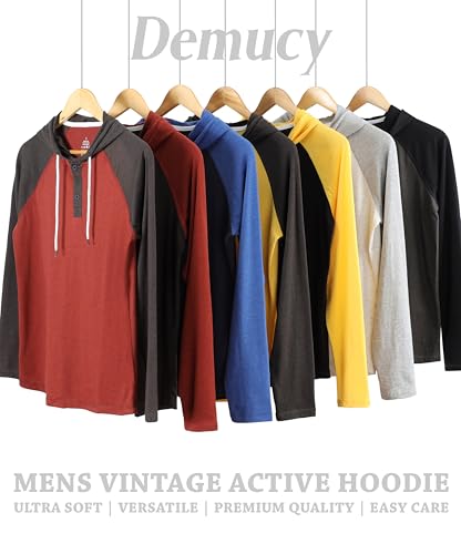 Men's Lightweight Oatmeal Heather Gray Hoodie Sweatshirt - Large Casual Athletic