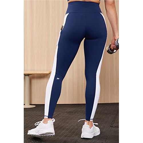 Fabletics Women's On-The-Go PowerHold High-Waisted Legging, Workout, Yoga, Maximum Compression, Flattering
