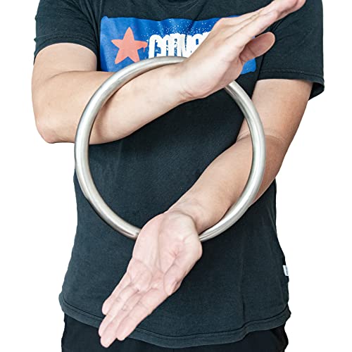 Wing Chun Stainless Steel Ring Training Equipment 9.8 Inch - Yewen Sau
