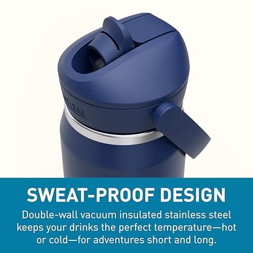 CamelBak Thrive Flip Straw Water Bottle 25oz - Navy Insulated Steel