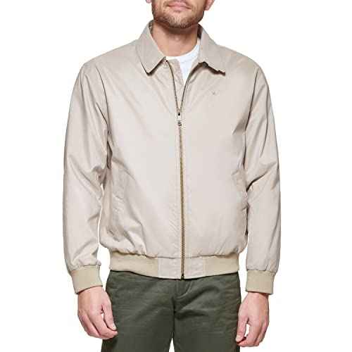 Dockers Men's Microtwill Golf Bomber Jacket