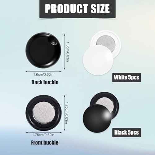 10 Pairs Magnetic Race Bib Clips, Marathon Essentials Race Number Buckle Running Bib Magnets Pins Holder for Runners Field Triathlon Cycling Competition