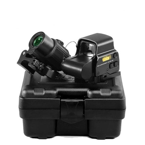 Arc De TP 558 G43 Holographic Reflex Sight Scope with G43 3X Magnifier Combo Built-in Flip QD Mount, Red & Green Dot