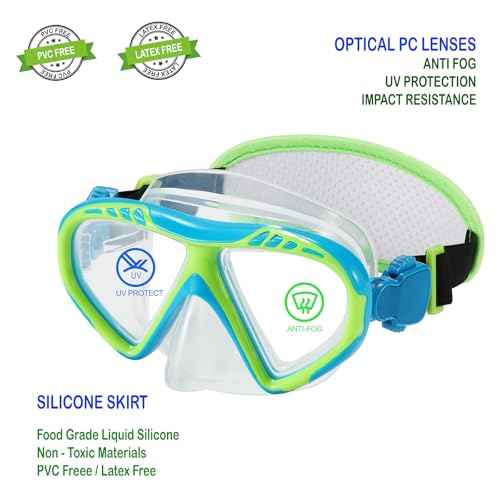 Toddler Swim Goggles Nose Cover,Kids Goggles No Hair Pull,Anti Fog Children Swimming Mask