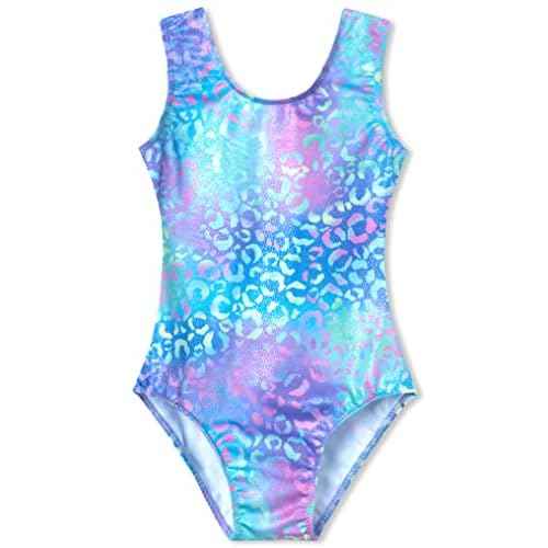 Domusgo Gymnastics Leotards for Girls Sparkly One Piece Tumbling Outfits