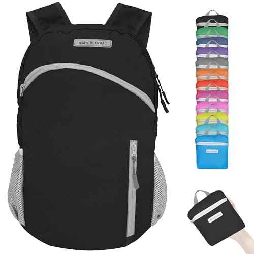 35L Foldable Waterproof Backpack For Outdoor Sports Travel Inside Wet Clothes Compartment Packable For Multiple