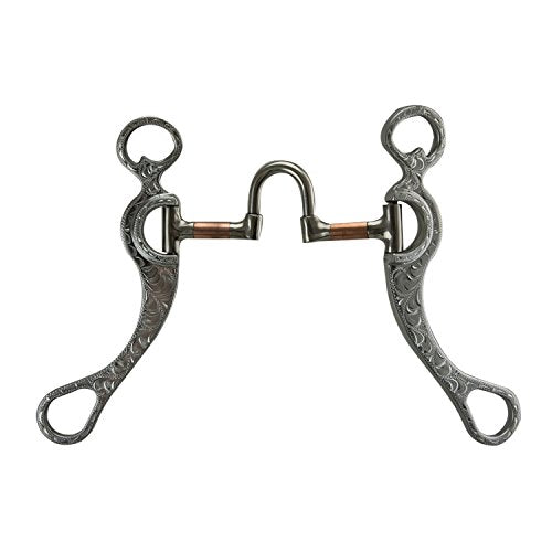 Pro Series Aluminum Horse Bit with Copper Inlay, 5 Inch Mouth, 8.5 Inch Cheeks