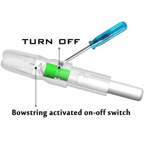 6PCS G X H S GT Led Lighted Nocks for Arrows with .165 .204 .233 .244 .246 Inside Diameter,Screwdriver Included