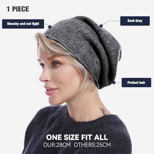 MissShorthair Slouchy Beanie Hats for Women Fashionable Warm Winter Beanie Knit Hat