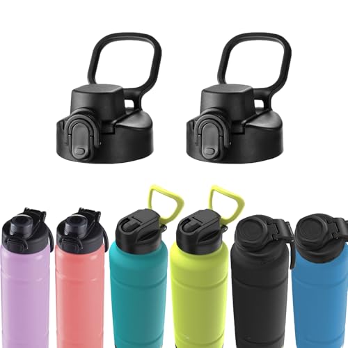 Auto Flip Water Bottle Lids for Bubba Trailblazer 24oz 32oz 40oz & Flo Kids 16oz - 2 Pack Replacement Spouts