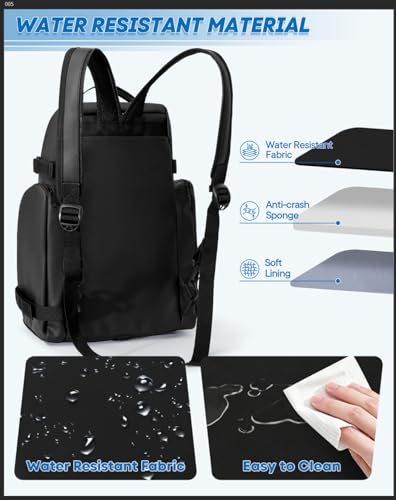 Convertible Bicycle Rear Rack Bag with Reflective Strips & Multiple Pockets