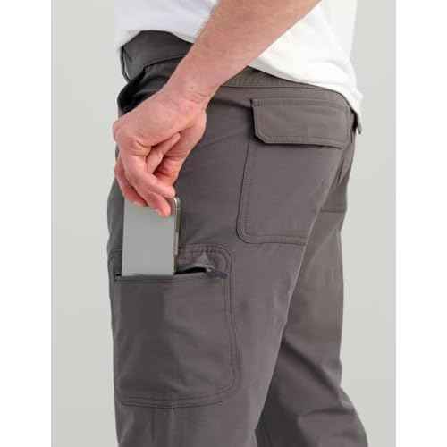 HUK Mens Next Level Pant, Quick-Drying Fishing Pants for Men
