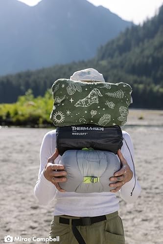 Camping Pillow with Cinch System - Small 12x16 Inch Woodland