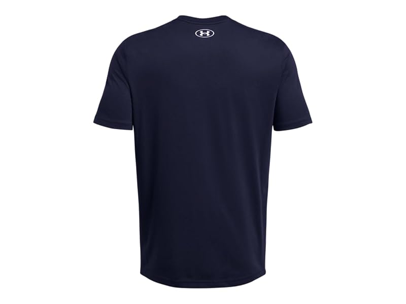 Under Armour Men’s Sportstyle Logo Short Sleeve T Shirt - White, Large (Academy) Variation