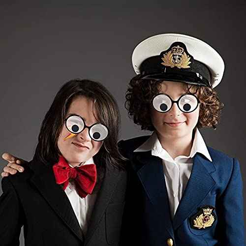 Googly Eyes Glasses Funny Shaking Costume Eye Glasses Novelty Shades Giant Googly Glasses for Adults Kids