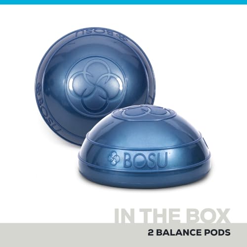 Blue BOSU 6.5-Inch Balance Pods for Core Training & Stability - 2 Pack