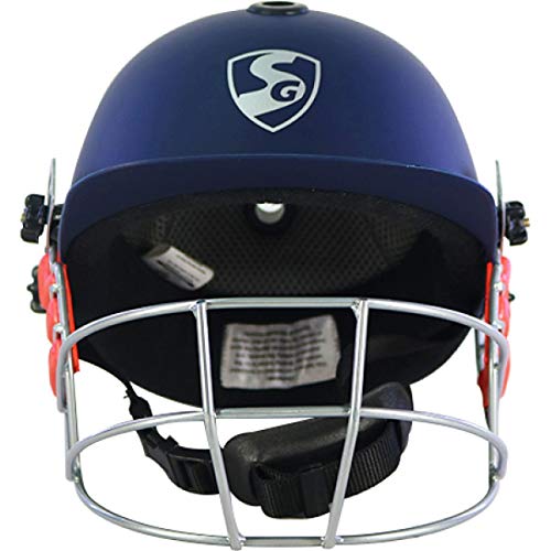 SG Optipro Cricket Helmet Medium Impact-Resistant Shell, Ventilation, Breathable Padding