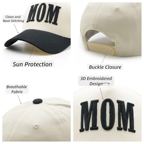 Mom and Dad Matching Trucker Hats - Black Dad and Mom Hat Set for New Parents - One Size