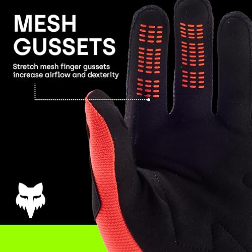 Fox Racing Dirtpaw Motocross Gloves - Blue Large, Off-Road Protective Gear