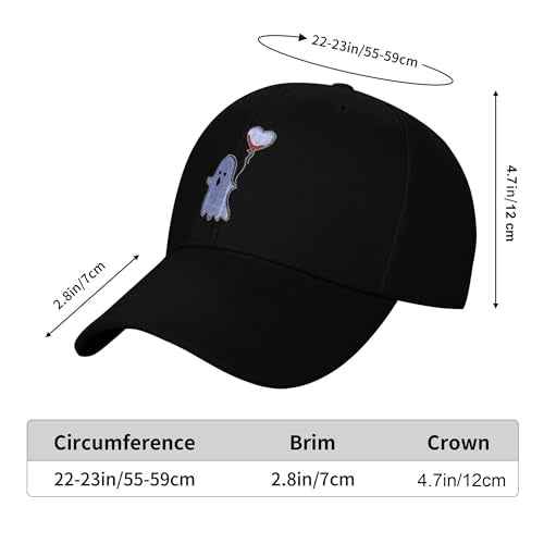 Embroidered Baseball Cap for Women Men Adjustable Baseball Hat Black Baseball Cap Trucker Hat