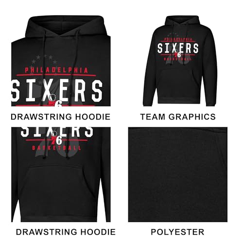 Men's NBA Hoodie Sweatshirt - Black, Large, Super Soft, Official Team Logo – Knicks Variation