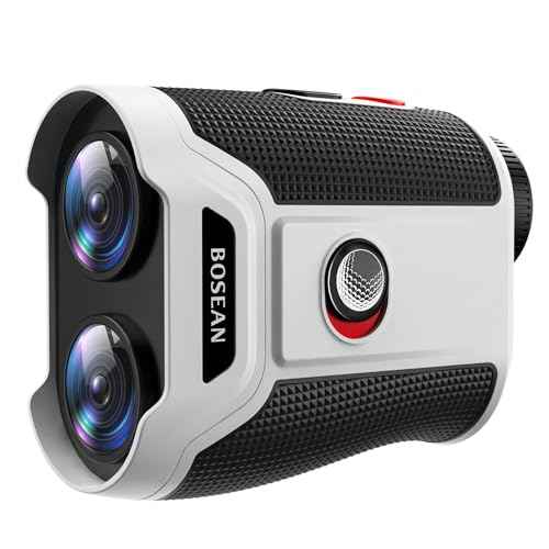 1200 Yards Golf Rangefinder with Slope, 7X Magnification Range Finder with Magnetic, 0.5 Yard Accuracy, Fast Focus Laser Rangefinder, Flag Lock Vibration, Rechargeable Range Finders, Golf Accessories