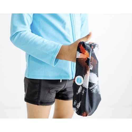 Splash Place SWIM GOGGLES with Fabric Strap - Adult & Kids Swim Goggles - Around The World Theme
