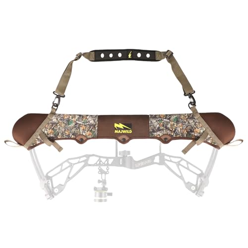 Neoprene Compound Bow Sling with Adjustable Shoulder Strap for Hunting