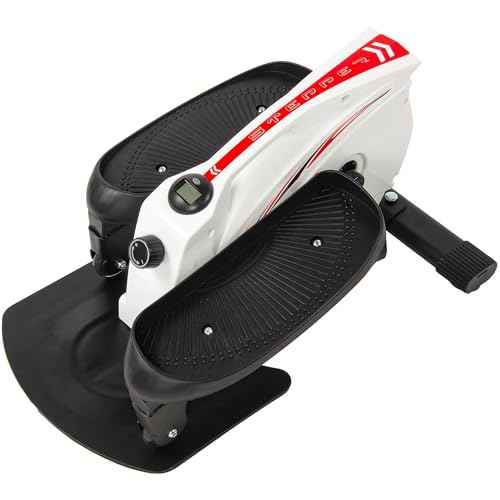 Fitvids Steppers for Exercise, Stair Steeper with Resistance Bands, Portable Stepper Capable of Full-Body Exercise, Low Noise and Smooth, Bear 300 lbs