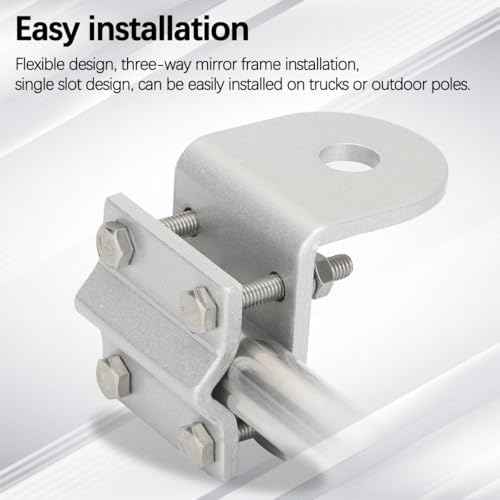 CB Radio Antenna Mounting Bracket CB Mounting Bracket SO239 Heavy Duty Stud Mount Adaptor Compatible with PL-259 and Standard 3/8-24 Threaded Antenna