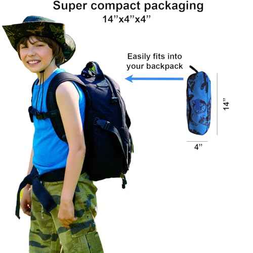 Youth and Kids Camping Chair | Ultra Lightweight, Foldable and Heavy Duty | Ideal Indoor/Outdoor Kid Chair for Camping, Beach, Sports and Lawn