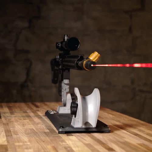 Professional Laser Bore Sighter with Magnetic Connection, Multiple Caliber Usage and Storage Case for Scope Mounting, Gunsmithing and Maintenance