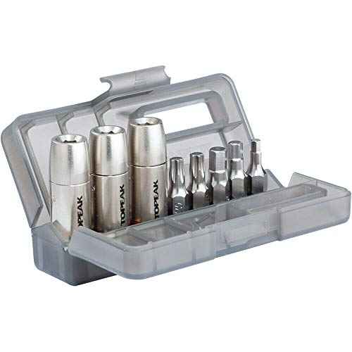 Topeak Nano TorqBox DX ? Professional Mini Torque Tool Set for Cyclists | Includes 4/5/6 Nm TorqSockets, Hex & Torx Bits, Precision Limit Design, Carry Case (4.59 oz)
