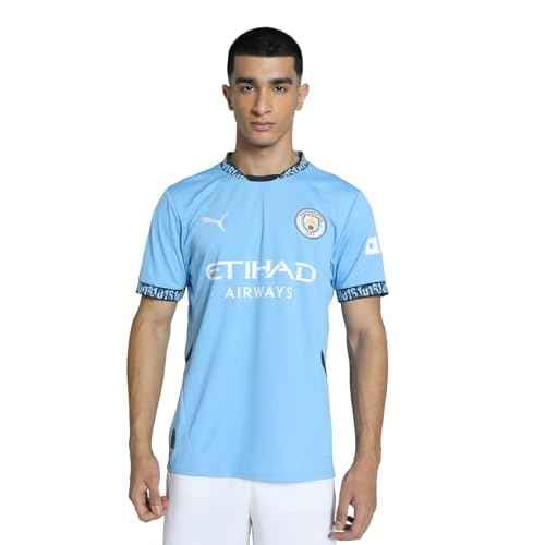 Men¡¯s Manchester City FC 2024/25 Replica Home Soccer Jersey - Team Light Blue