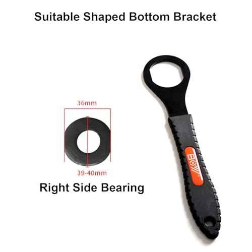 36mm Box End Wrench for Removing Vintage Bicycle Bottom Brackets Cups