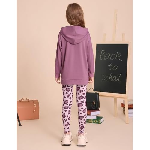 GRACE KARIN Girls Hoodie + Leggings Set Teen Long Sleeve Fashion Sweatshirts Sweatpant Fall Outfit Winter Clothing 6-14