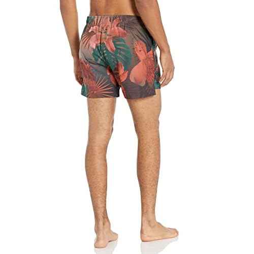 HUGO Men's Bold Pattern Swim Trunk