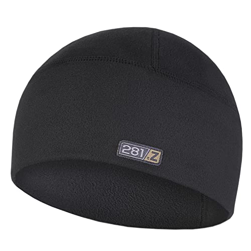 281Z Polartec Wind Pro Winter Skull Cap - Military Tactical Outdoor Sport - Watch Cap Fleece Beanie (Black)
