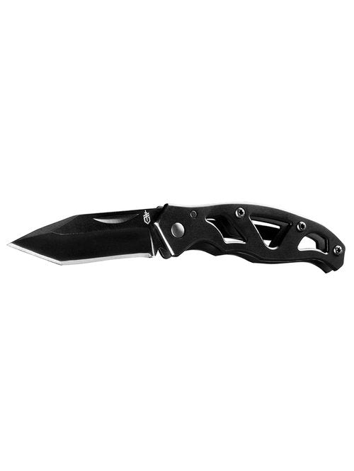Gerber Gear Paraframe Mini Tanto Knife, Small Pocket Knife, EDC, Black