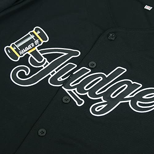 99 Baseball Jersey Embroidered Patches Sewn White Jersey with Navy Stripes