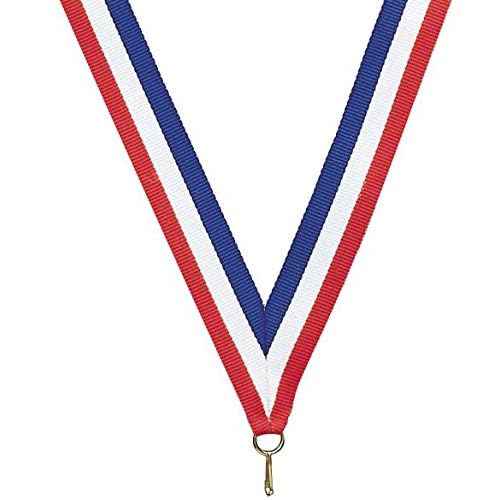 Express Medals Soccer Gold Medals Trophy Award with Neck Ribbons WAMG-960 - (Pack of 10)