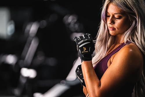Bionic Women's Beastmode Full Finger Workout Gloves - Medium