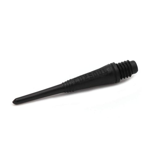 CUESOUL Soft Tip Darts Points 2BA Thread Black,Pack of 100 pcs