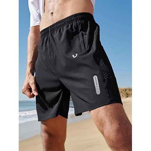 NORTHYARD Men's Athletic Running Shorts Quick Dry Workout Shorts 7"/ 5"/ 9" Lightweight Sports Gym Basketball Tennis Hiking