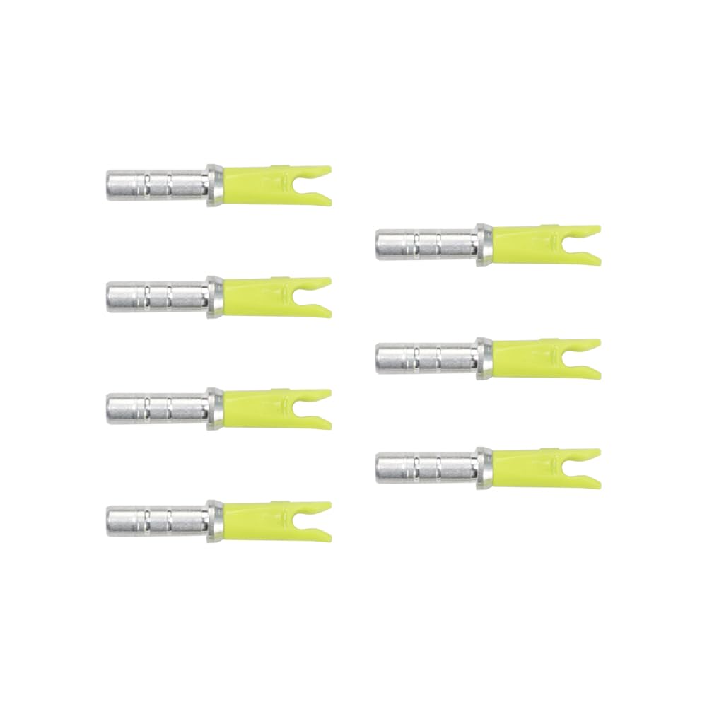 20PCS Archery Arrow Nocks ID 4.2mm/.165" Aluminium Insert Arrow Nock Tail for DIY Hunting Shooting Arrows