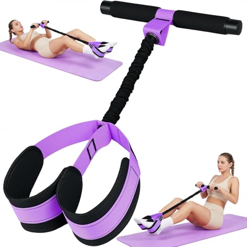 Purple Pedal Resistance Band for Full Body Home Workout - Postpartum & Strength Training