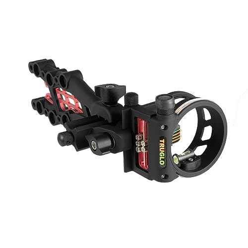 TRUGLO Carbon Hybrid Ultra Lightweight Micro-Adjustable 5-Pin Hunting Bow Sight