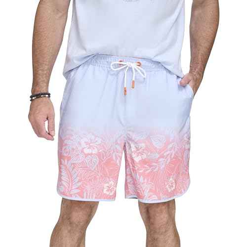 Margaritaville Men's Standard Island Reserve Hibiscus Print Swim Trunk