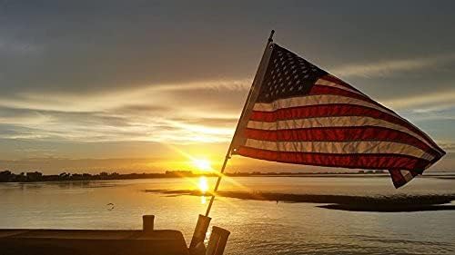 Cool Water Products The Original Rod Holder Boat Flag Pole - No Flag (4 Foot)